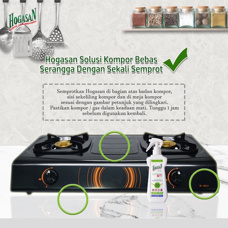 HOGASAN MURAH CAIRAN ANTI SERANGGA / ANTI SEMUT / KECOA / RAYAP / TUNGAU / KUTU / NYAMUK / LALAT 200ML SPRAY