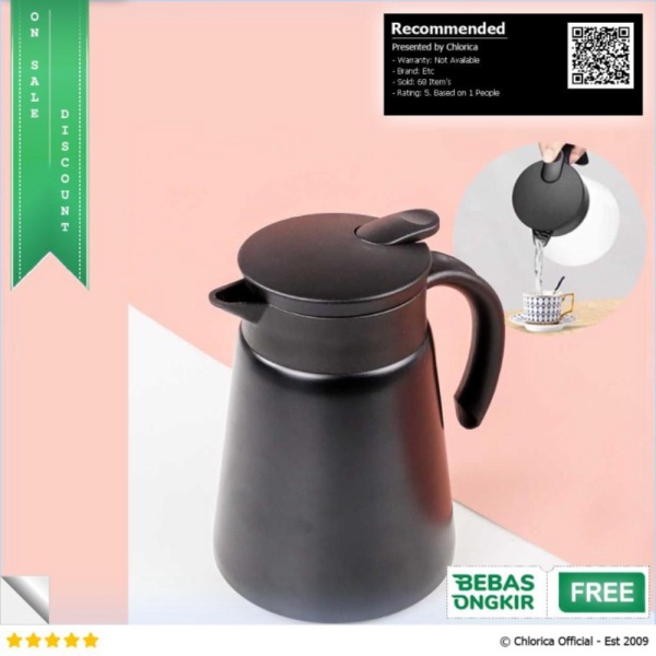 

Jual OOTDTY Teko Air Pitcher Thermos Double Wall Vacuum 880ml - Ody031 - Hitam Etc Murah