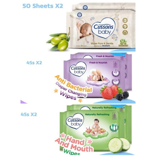 CUSSONS BABY TISU BASAH BAYI
