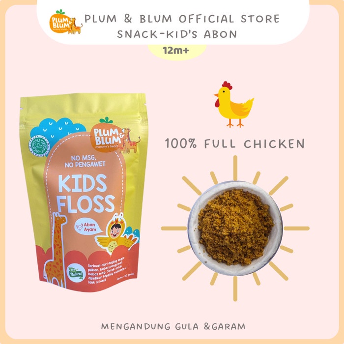 

NEW Plumandblum Kids Abon Sapi atau Abon Ayam No MSG - Abon Ayam