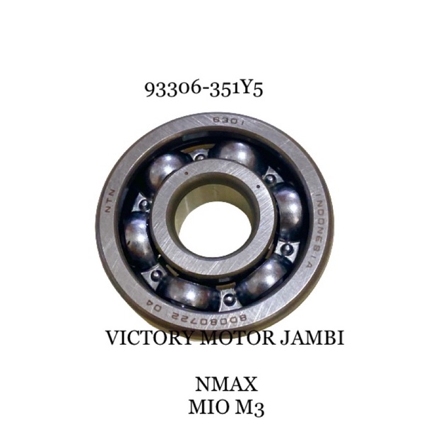 KLAHAR LAHER BEARING GEAR BOX NMAX 6301 93306-351Y5 YAMAHA YGP