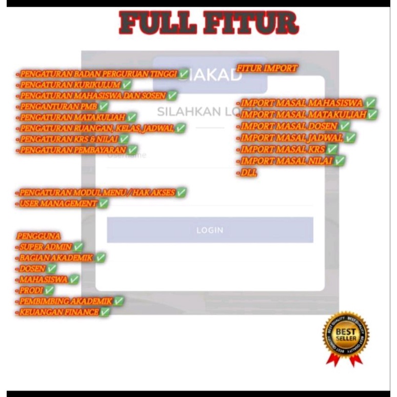 SISTEM INFOMASI AKADEMIK KAMPUS ATAU SIAKADSUPPORT NEO FEEDER