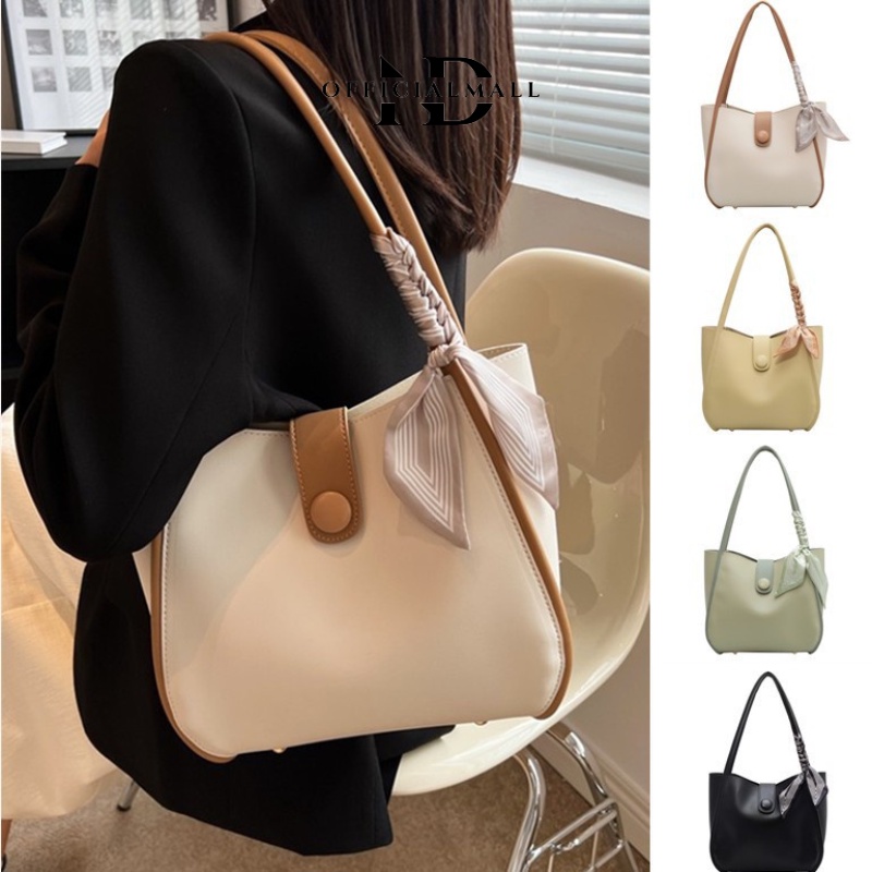 TAS TOTE BAG WANITA IMPORT 4229 SHOULDERBAG FLORIDA GEMPITA + GRATIS POUCH dan PITA SYAL