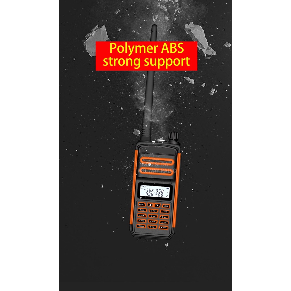 HT BF-S5 PLUS UPGRADED VERSION Walkie Talkie 18W 9500 mAH