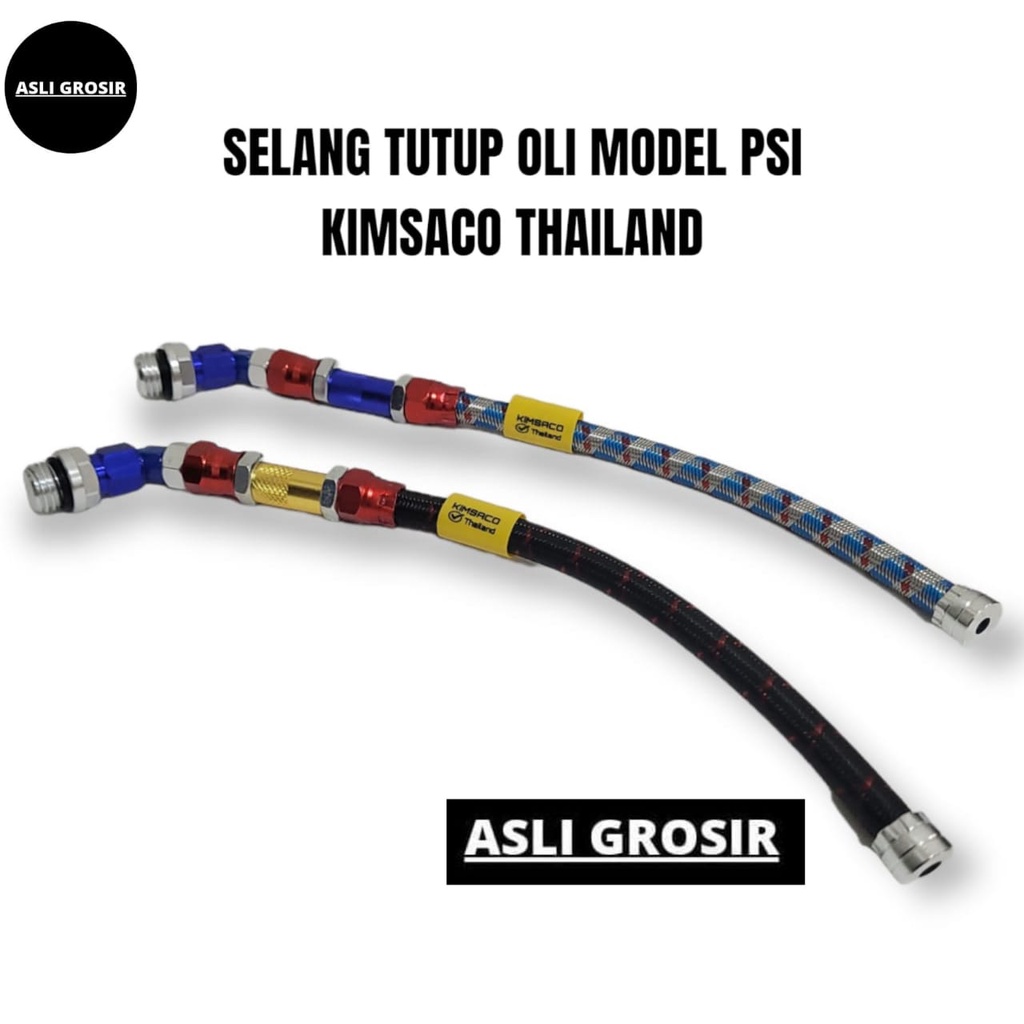 Selang Tutup Oli Serat Original Kimsaco Thailand Model PSI Universal Bisa Semua Jenis Motor