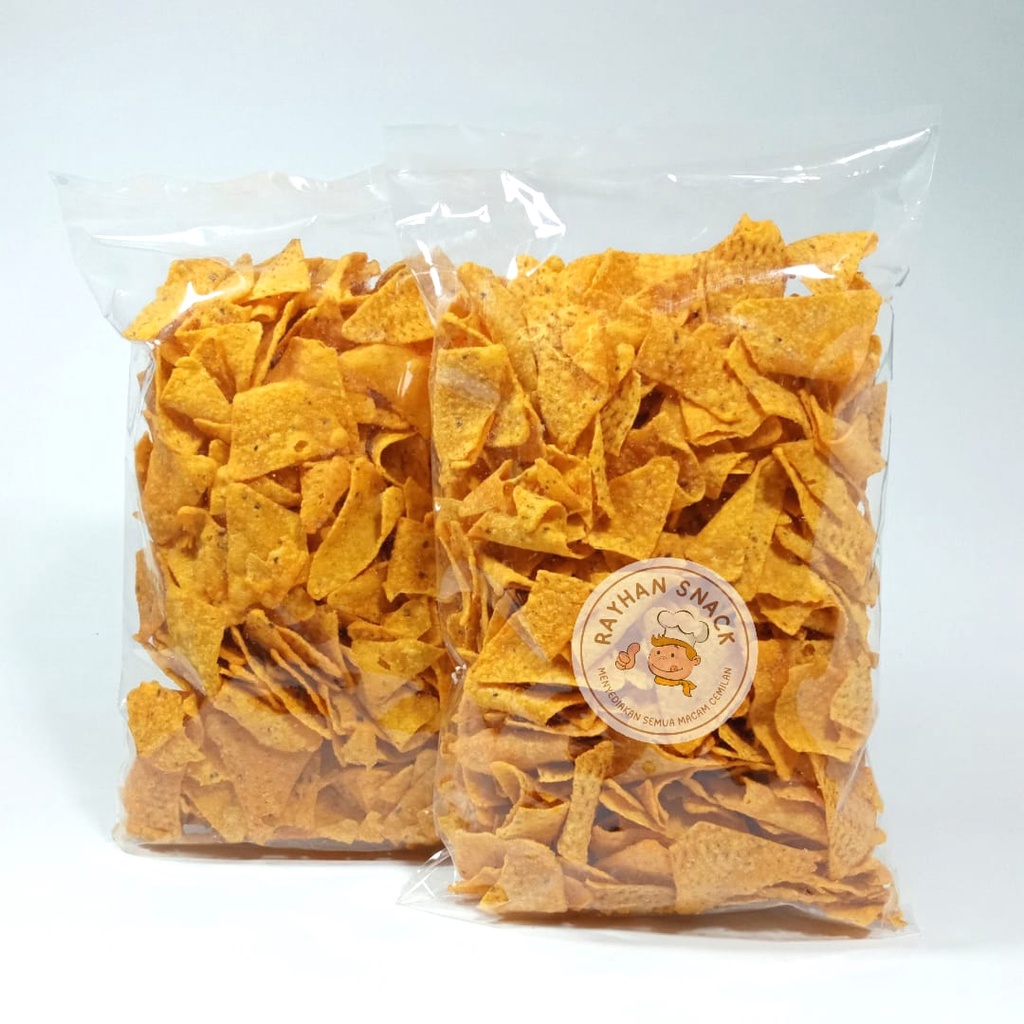 

Keripik Kripik Jagung Tortilla Barbekyu / bbq Kiloan 1kg