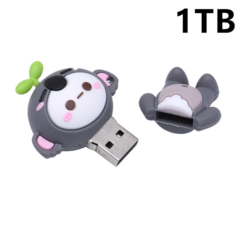 Flash Disk USB 2.0 Kapasitas 1TB Bentuk Kartun Lucu