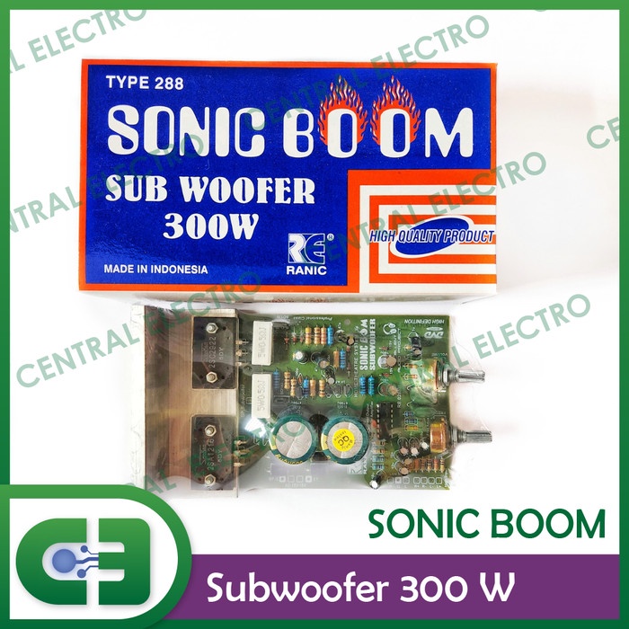 Soundsystem Kit Subwoofer 300 W Sonic Boom
