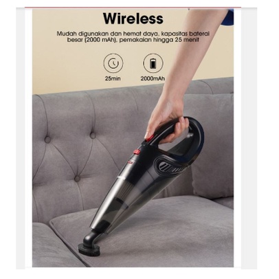 Vacuum Cleaner Wireless Tanpa Kabel Samono SW-VC06