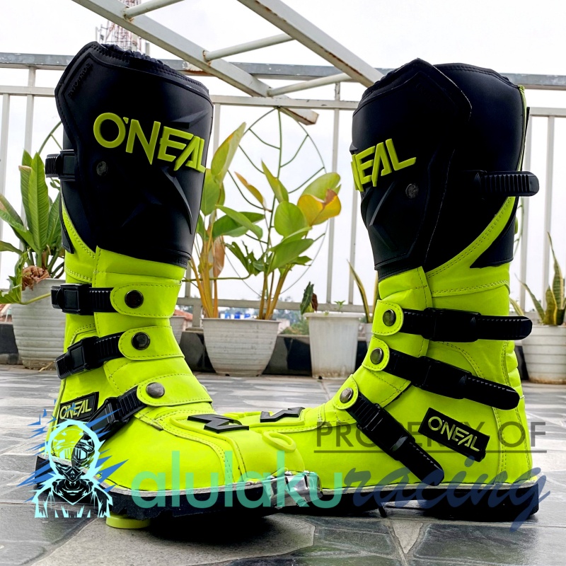 Sepatu Trail Boots Oneal with Protector Motocross MX Lokal Premium Best Quality - 004