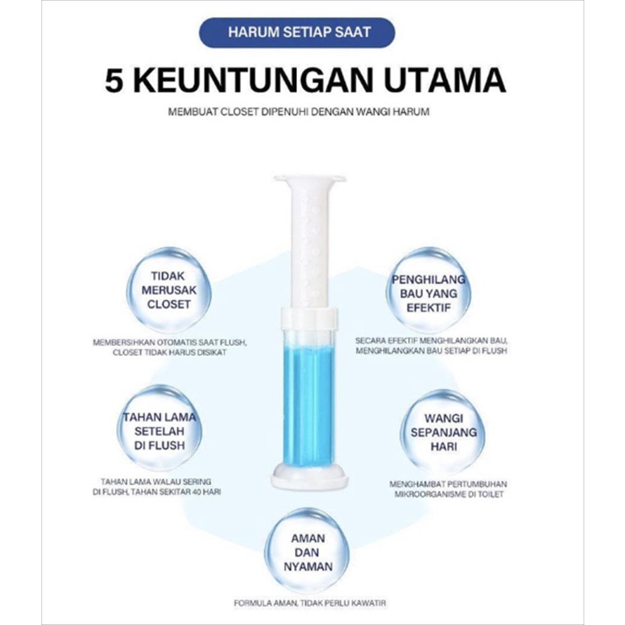 Pewangi Kloset Toilet Gel Cleaner Pengharum Kamar Mandi