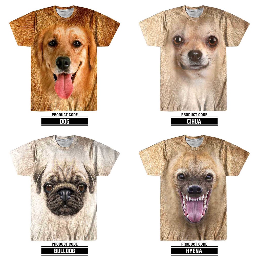 WAH BAGUS BANGET NIH! KAOS 3D HEWAN, Animal 3D TShirt