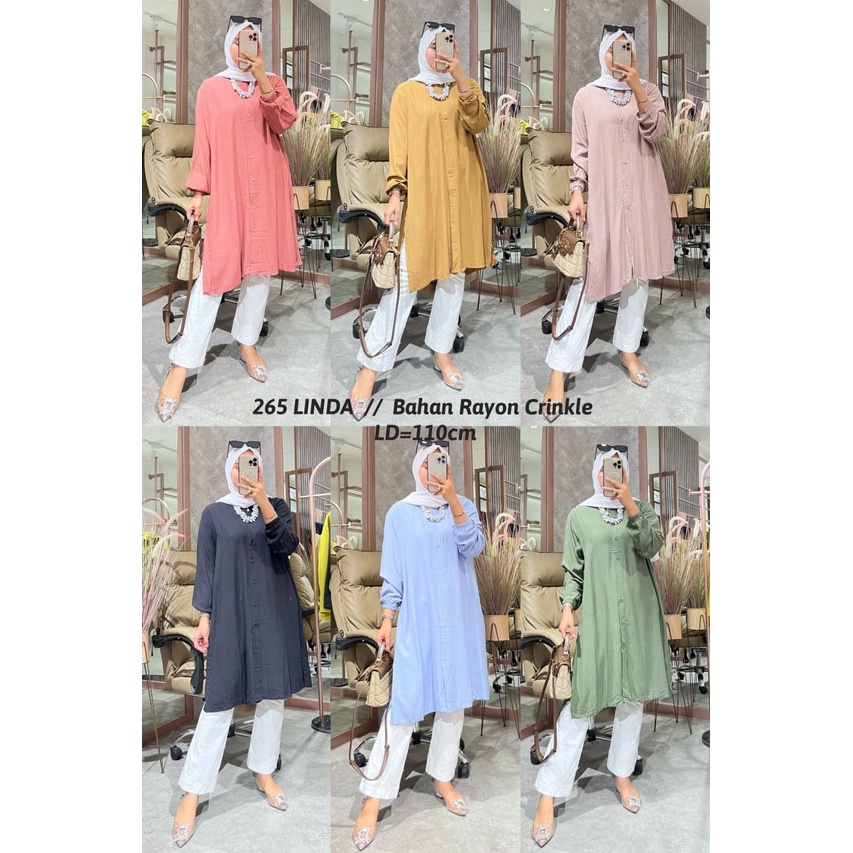 tunik jumbo polos katun rayon premium long tunic katun polos