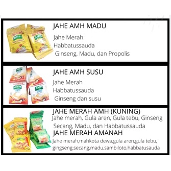 Jahe Merah Sachet 20 Gram
