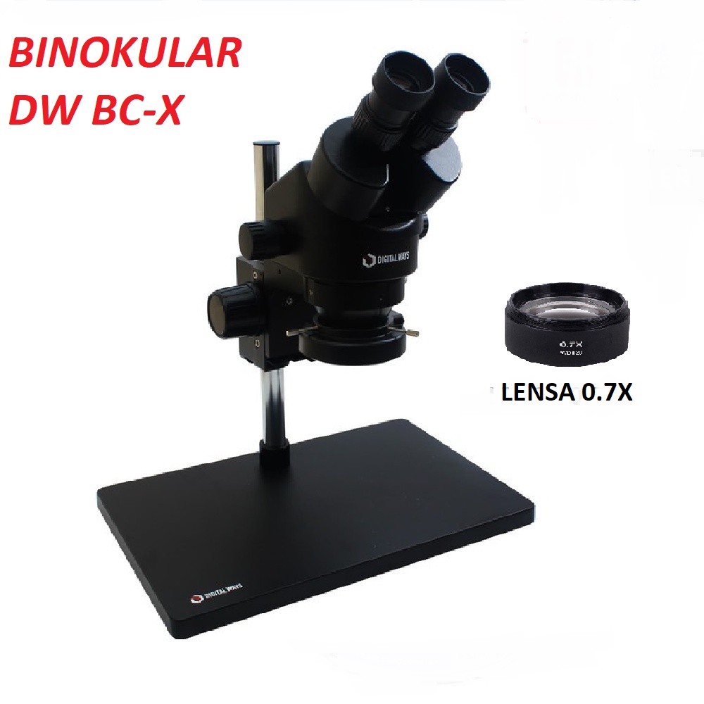 MICROSCOPE BINOKULER DIGITAL WAYS DW-BC-X BLACK ORIGINAL