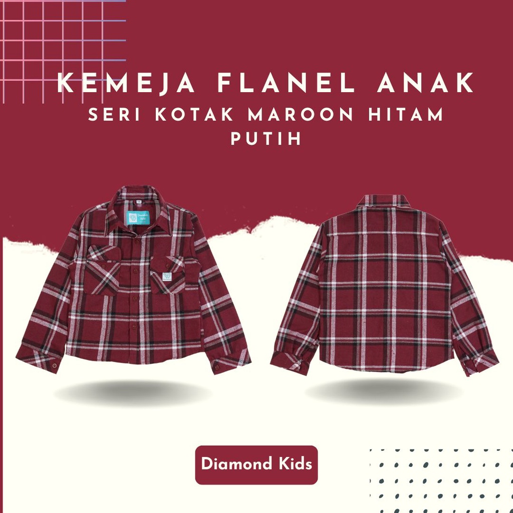 BAJU KEMEJA ANAK LAKI LAKI KEKINIAN BAHAN FLANEL TANGAN LENGAN PANJANG UNTUK TK SD SMP USIA UMUR 3 4