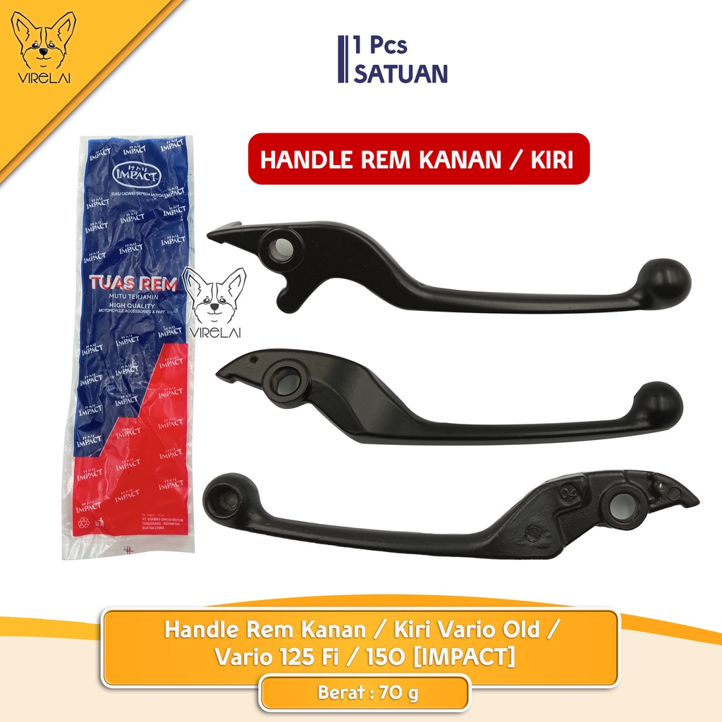 Handel Rem Kanan / Kiri Vario Old / Vario 125 FI / Vario 150 / ADV 160 Lever Steering Handle [IMPACT]