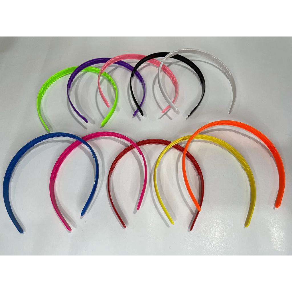 Bandana Warna Warni Bando Plastik Polos