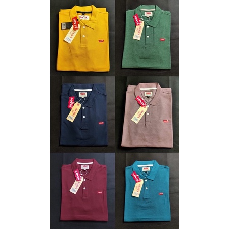 kaos  POLO Pria LEVIS super adem