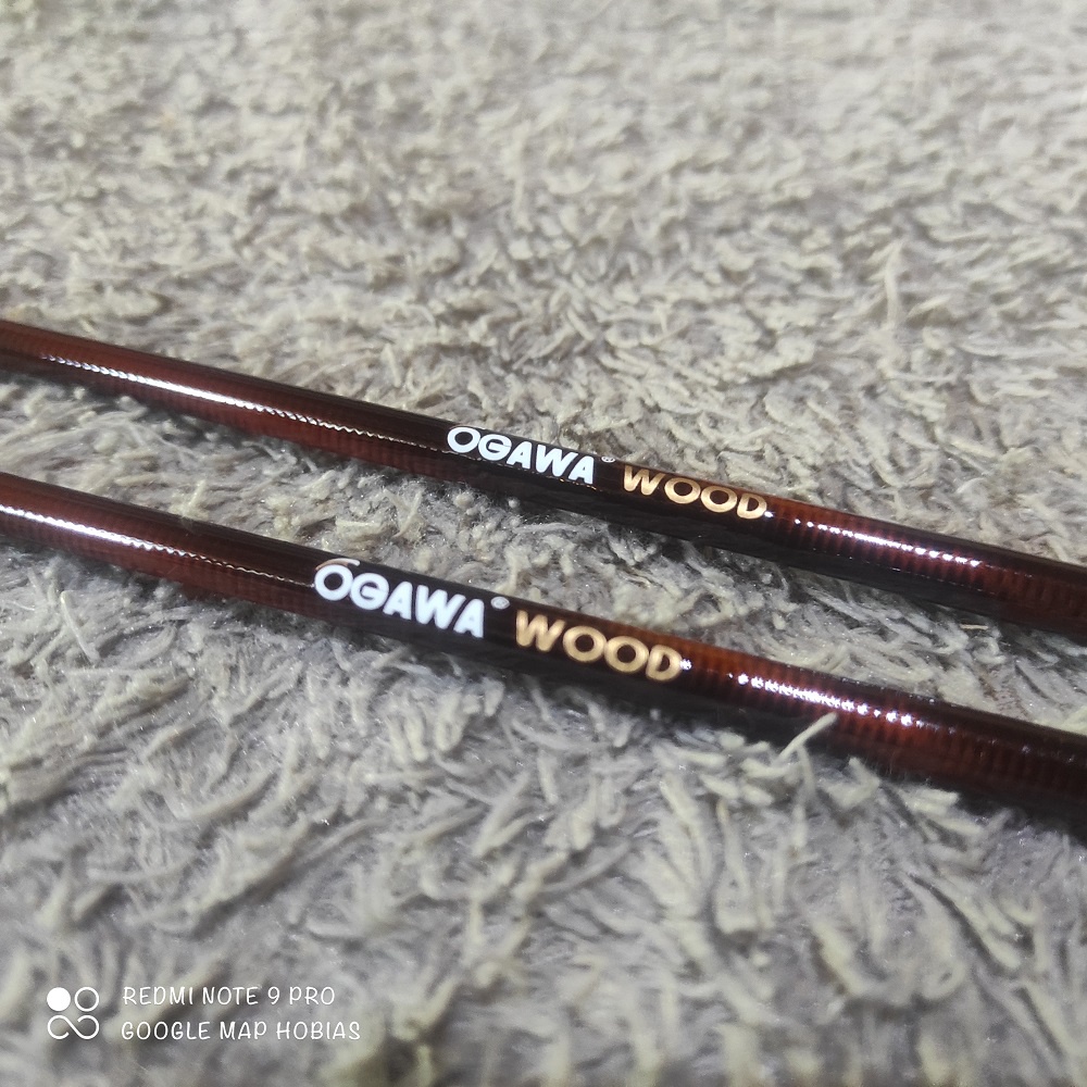 Blank bahan joran pancing grafit hollow ogawa WOOD 90 cm