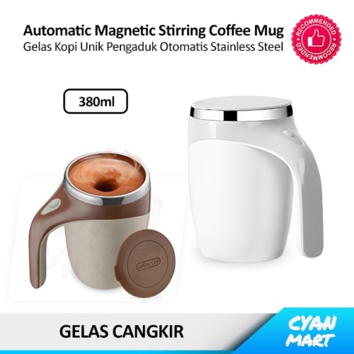 

Unik Gelas Aduk Sendiri Otomatis Unik Automatic Magnetic Self Stirring Mug - Putih Berkualitas