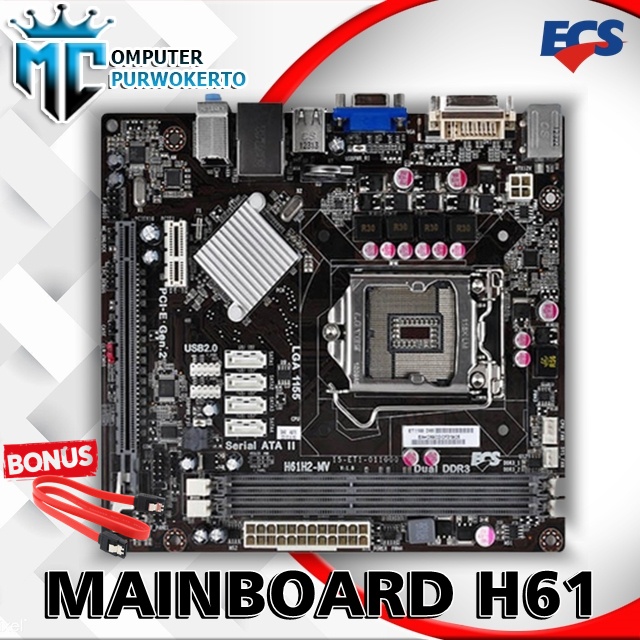 Mainboard Intel Lga 1155 H61 DDR3 - FOXCONN