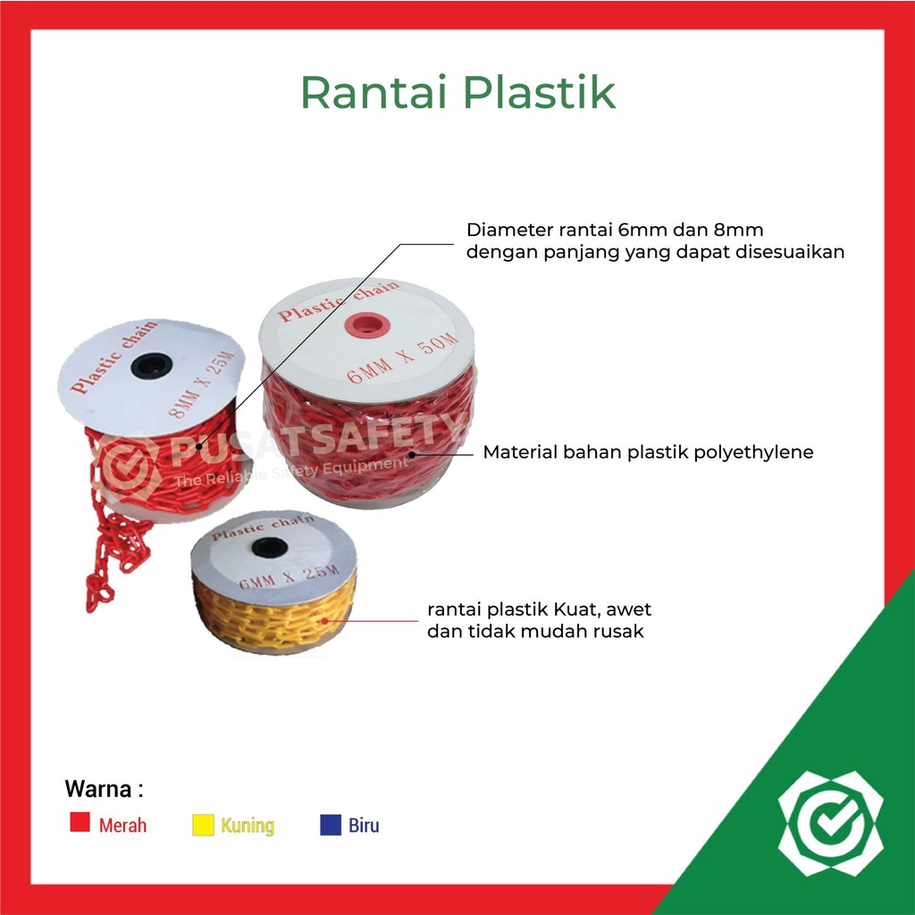 Rantai Plastik / Plastic Chain / Cone Chain