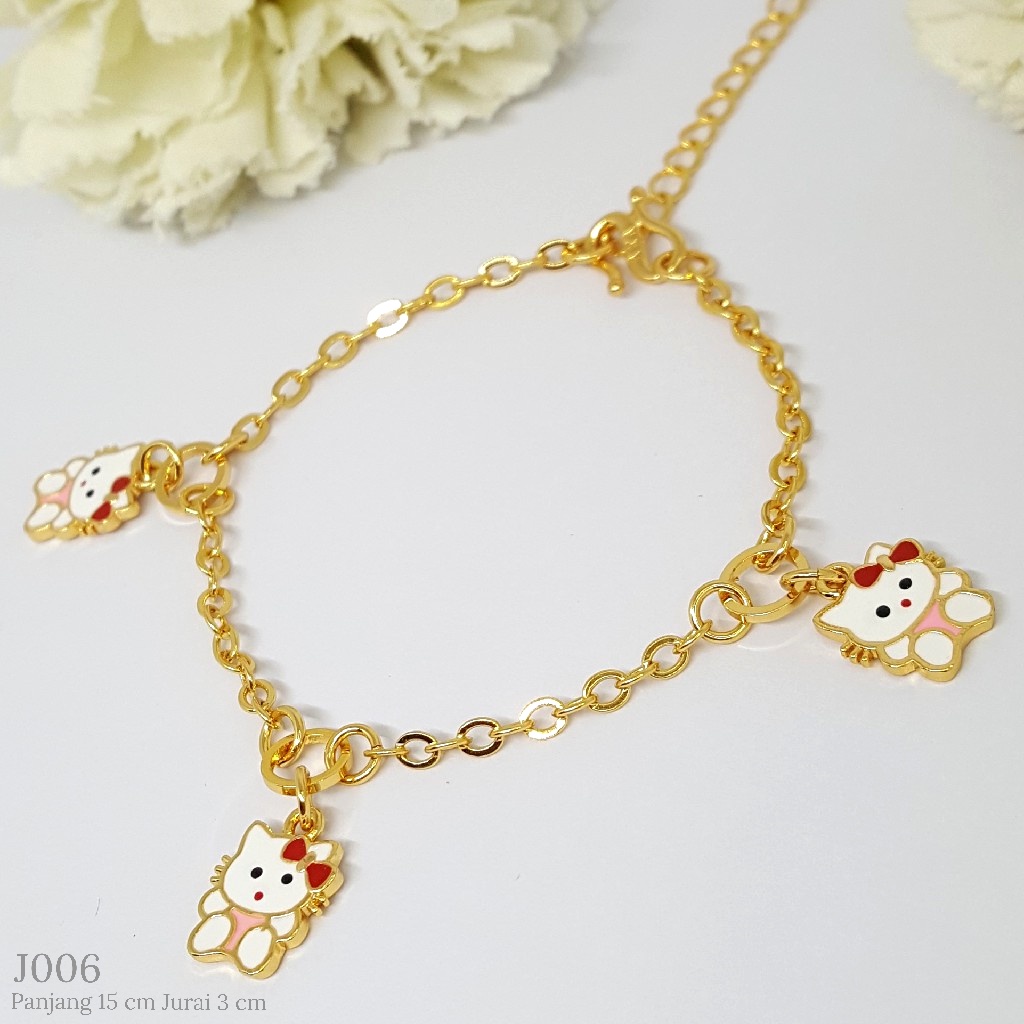 PGX Gelang Anak Xuping Aksesoris Perhiasan Lapis Emas Premium - J006