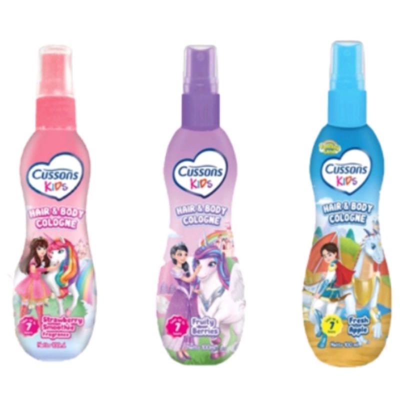 Cussons Kids Hair &amp; Body Cologne 100ml / Parfum anak 100ml