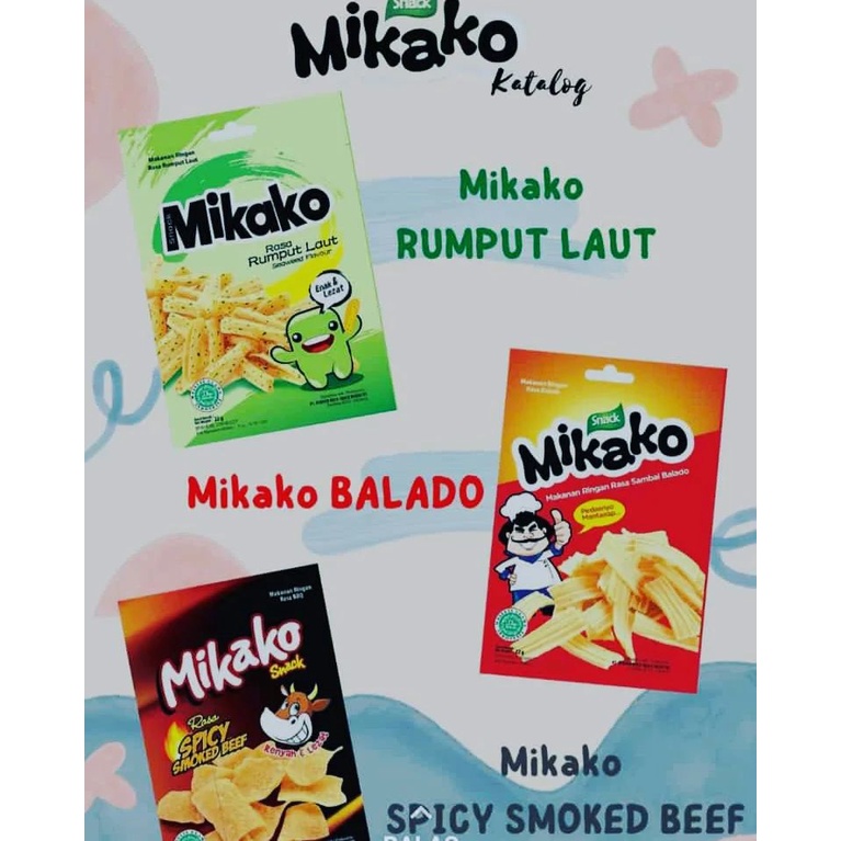 

Mikako Snack Aneka Rasa - Netto 10 bks x 22 gr