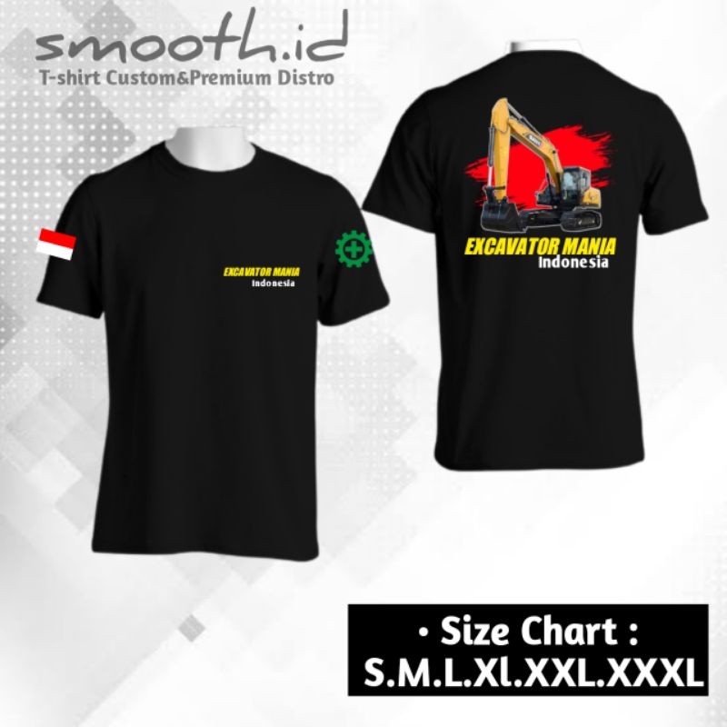 Kaos Excavator Sany | Operator Excavator Indonesia