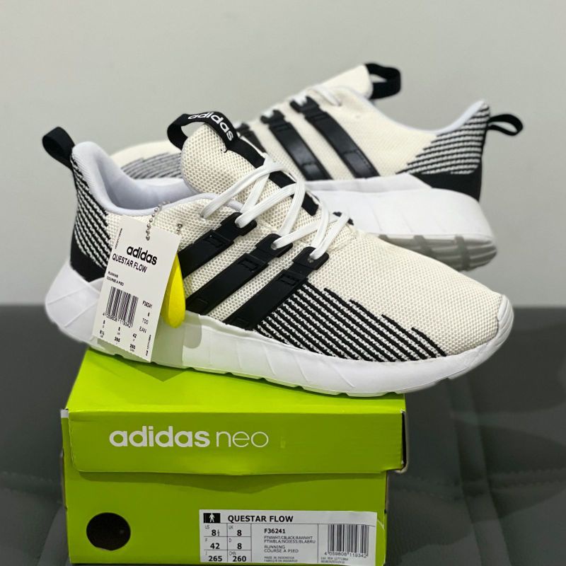 Adidas Questar Flow &quot;White Black&quot; ORIGINAL BNIB