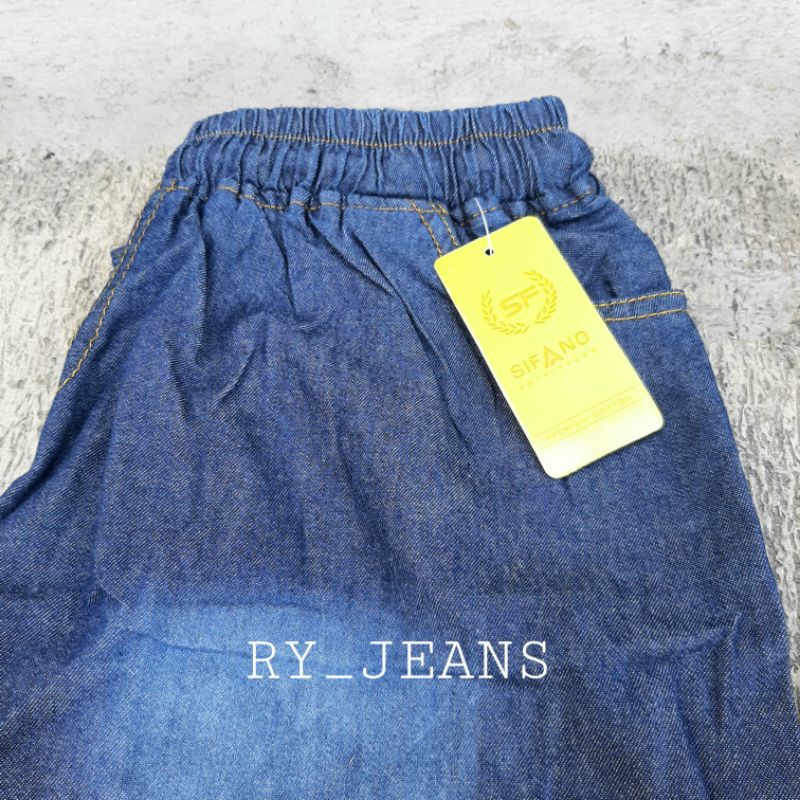 Celana jumbo wanita joger jeans jumbo wanita jeans pinggang karet wanita joger pants denim