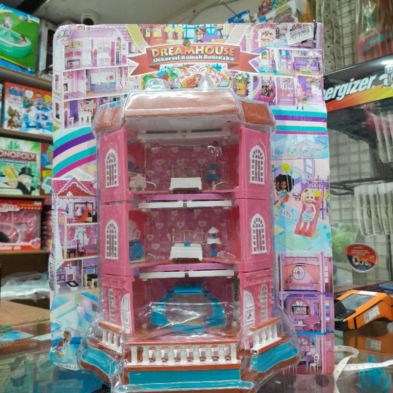 terminal toys mainan anak apartemen set 3 lantai san peralatan lainnya