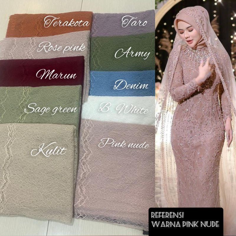 SEMI PRANCIS TERBARU/ SEMI PRANCIS/ BRUKAT HALUS/ LACE BROKAT HALUS/ SANTILI/ BAHAN SEMI PRANCIS/ KA