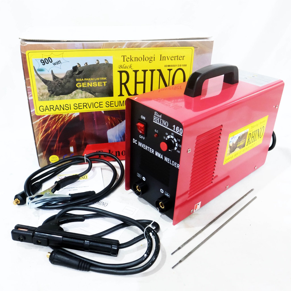 Mesin Las RHINO 160 A / Mesin Trafo Travo Las Listrik  Inverter MMA 160A RHINO