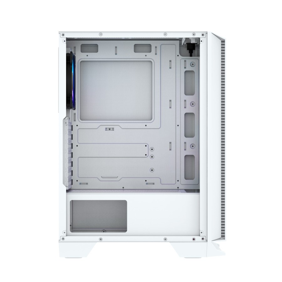 INFINITY NEBULA V4 White Tempered Glass - ATX, mATX - Casing Gaming