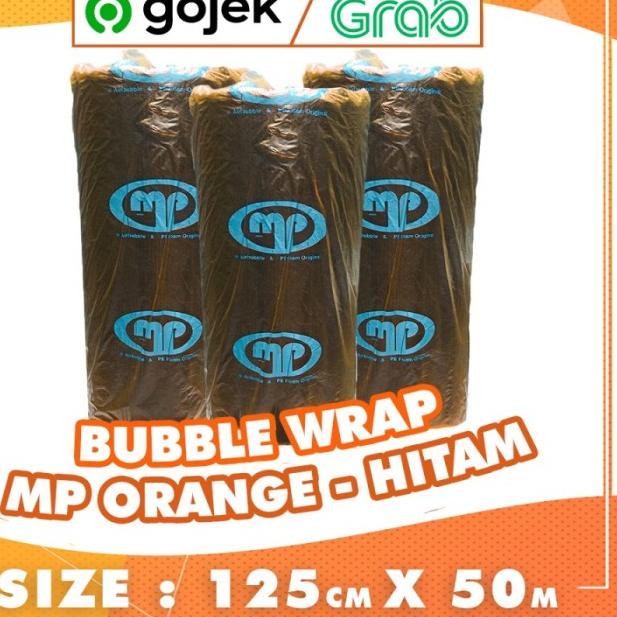 

BUBBLE WRAP ROLL 50 METER HITAM PUTIH BUBLE WRAP PACKING MERK PKK - MP ORANGE PUTIH