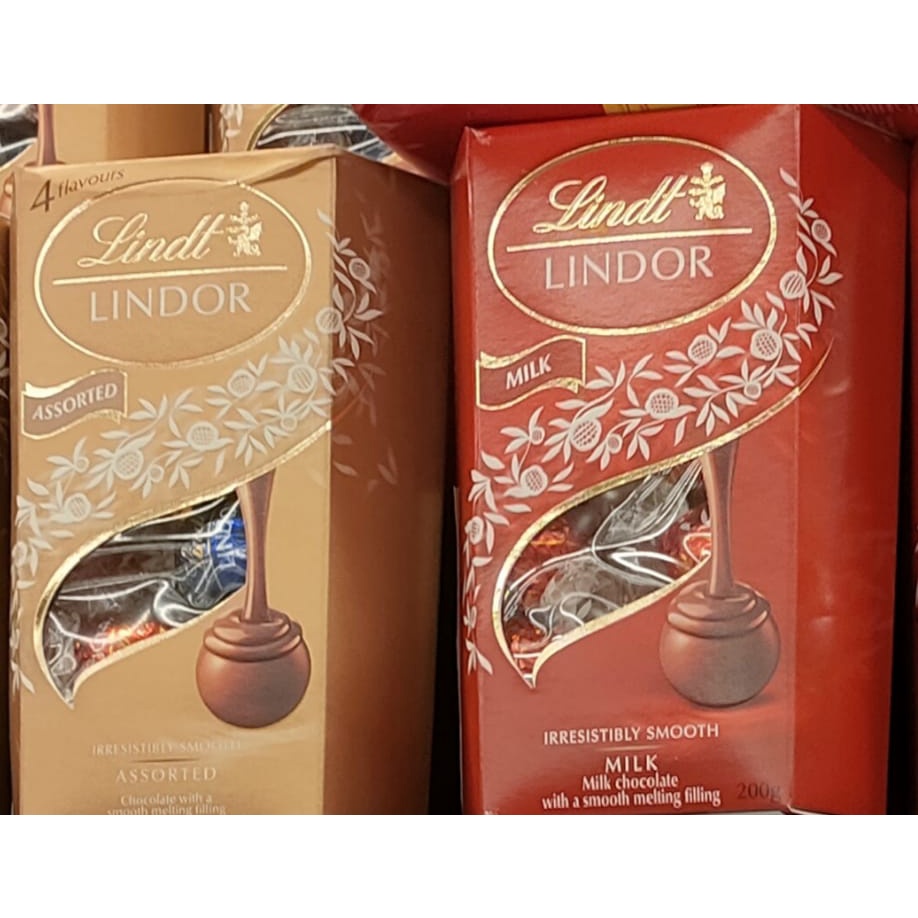 Jual Lindt Lindor Trio Milk Assorted 1 Box Chocolate Coklat Import 200gr Bb Shopee Indonesia 6454