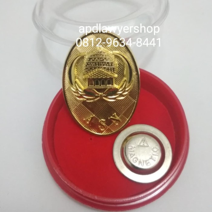 Pin Pin Bross Wing Lencana Aksesoris Asn Korpri Oval Magnet Plus Box Mewah