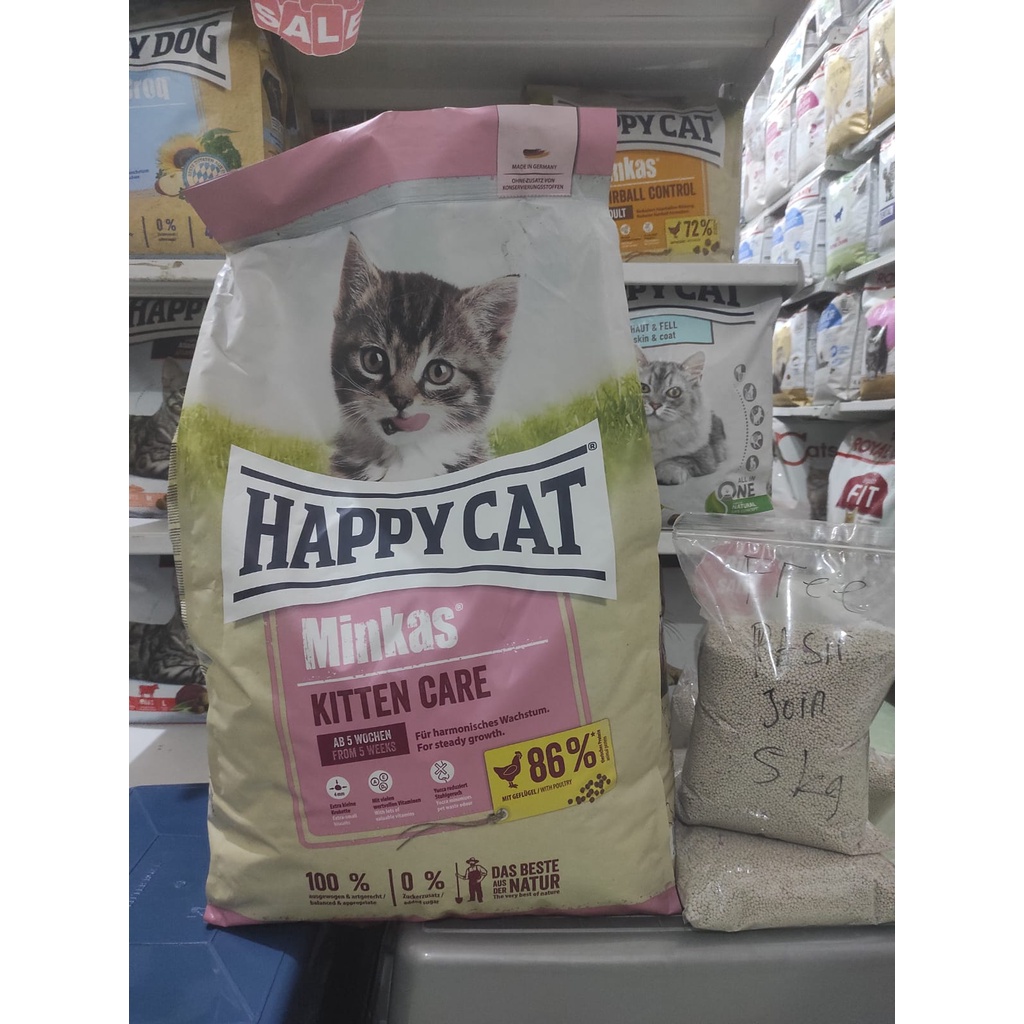 ekspedisi Happy Cat Minkas Kitten 10kg~makanan kucing kitten HAPPY CAT