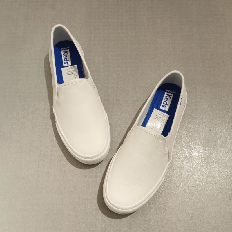 KEDS-DOUBLE DECKER LEATHER WHITE