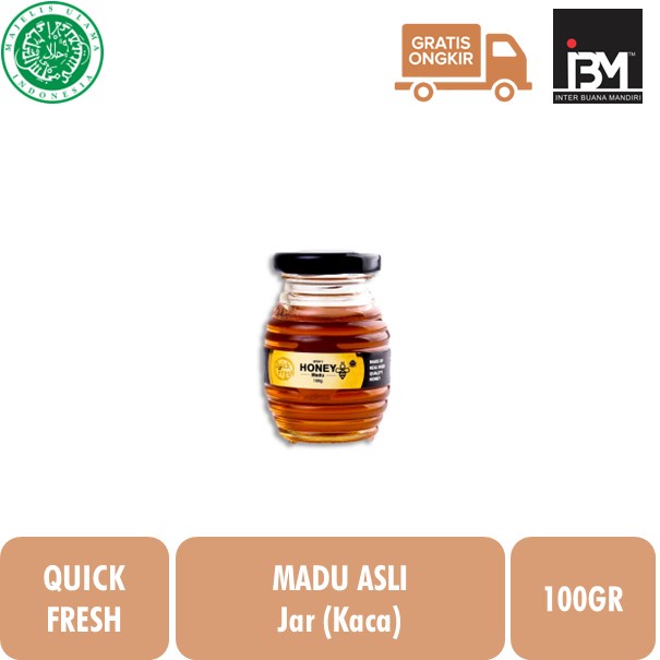 

Quick Fresh Honey / Madu Asli 100gr (Jar Kaca)