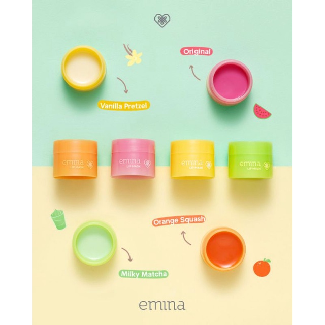 EMINA Lip Mask 9gr (Masker Bibir)