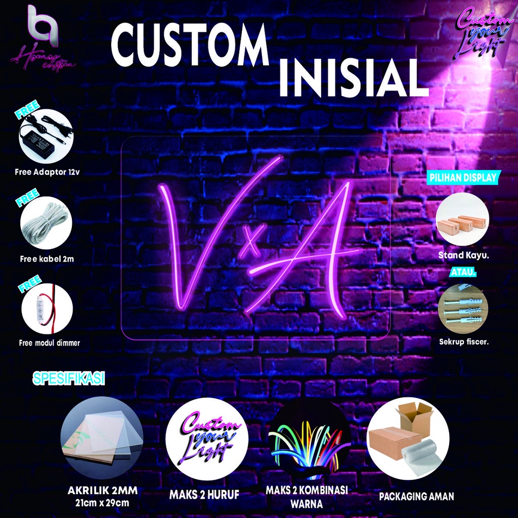 NEON SIGN CUSTOM LOGO
