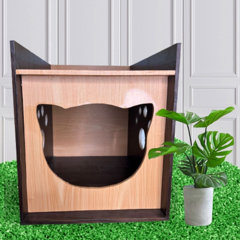 Cat Box Rumah Kucing - Tipe Kepala Kucing FEZONE