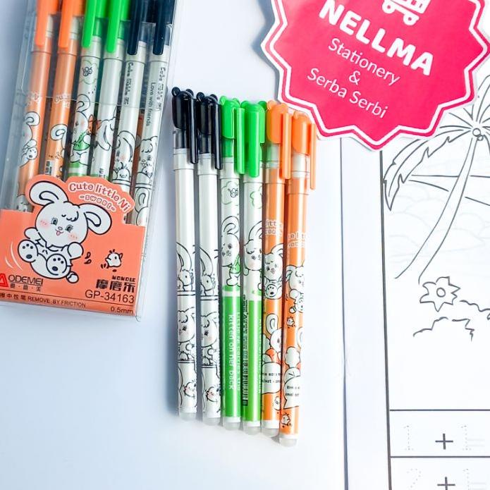 

PALING DIMINATI Pulpen bisa dihapus Aodemei Motif (isi 12pcs) ❀ 868