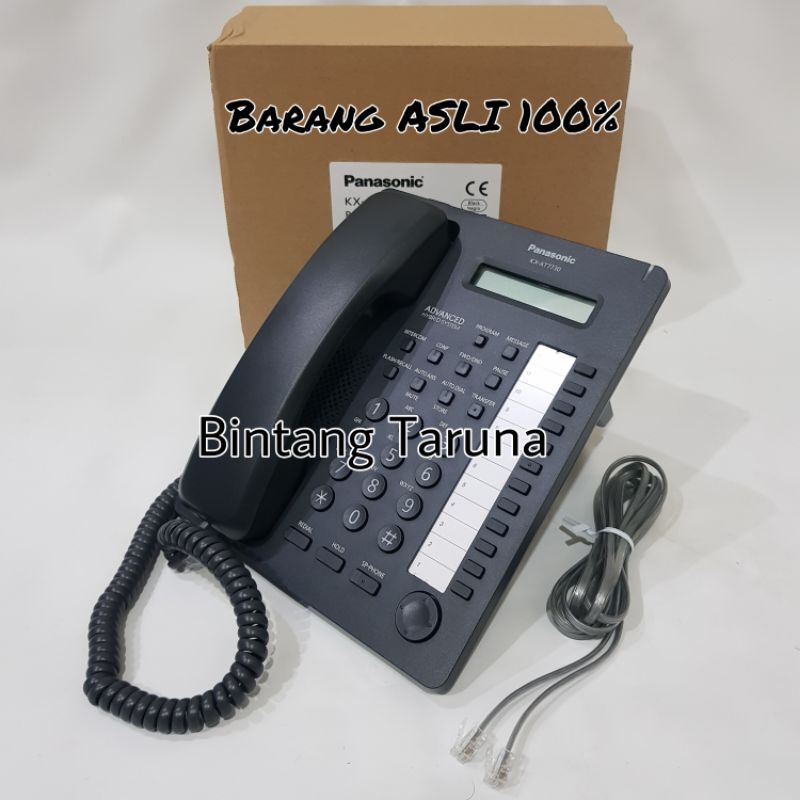 Telepon Kabel Panasonic KX-AT7730 Proprietary Keyphone Panasonic KX-AT7730 Telepon AT7730 (Hitam)