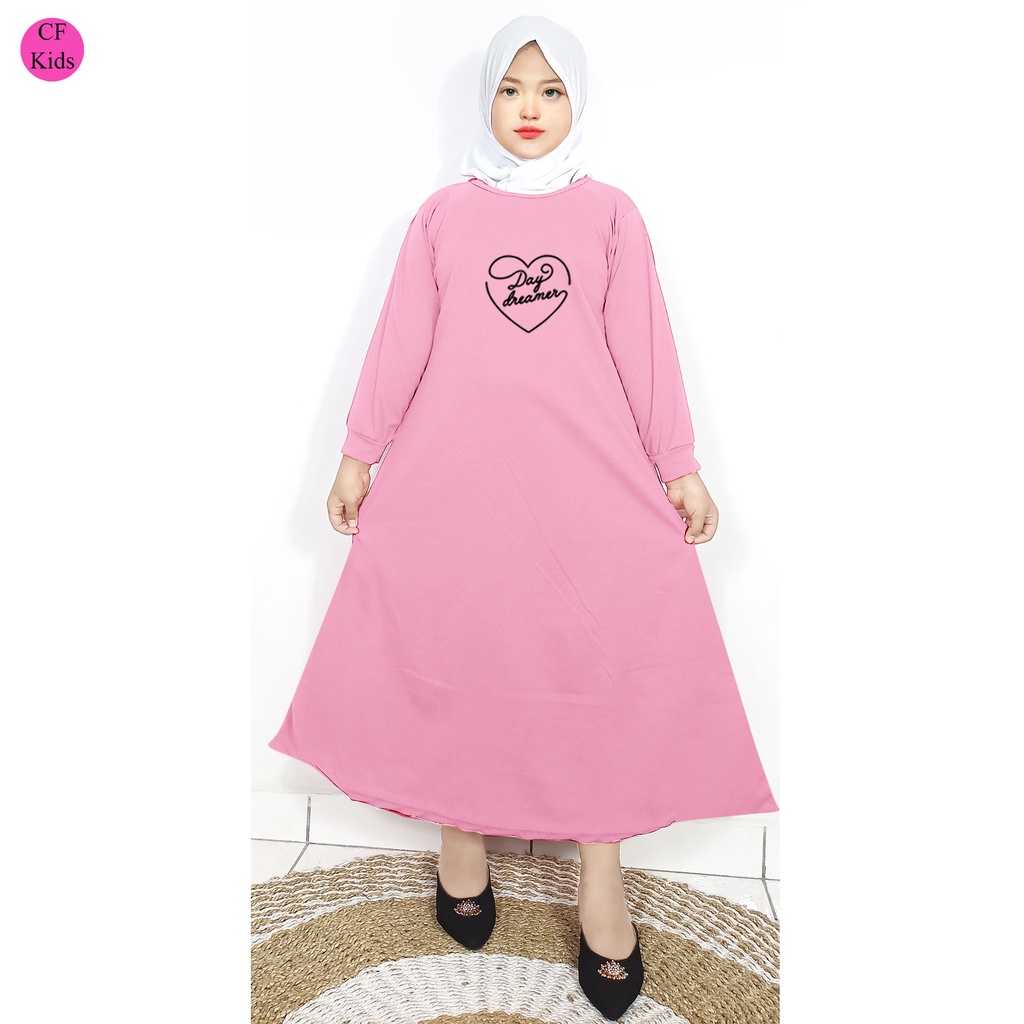 Gamis Anak Perempuan DTF Eve Love CF Kids