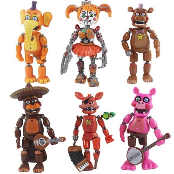 FNAF Figures Chica Bonnie Foxy Freddy Fazbear Five Nights At Freddy's